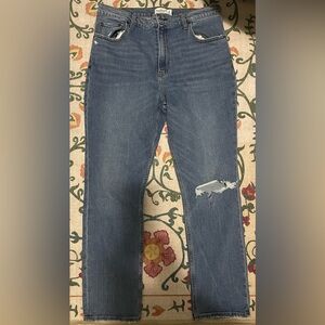 Abercrombie & Fitch 90’s Slim Straight Ultra High Rise size 16s